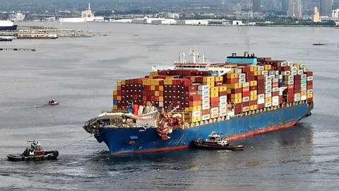 Getty Images A shipping barge on the water (Credit: Getty Images)